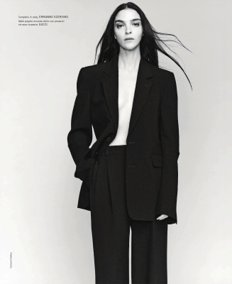 Maria Carla Boscono ~ Harper’s Bazaar Italia 09.2023 by Nathaniel Goldberg