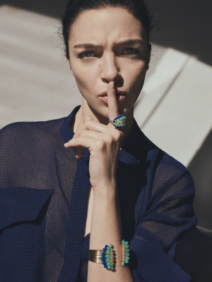 Maria Carla Boscono - Cactus de Cartier Spring/Summer 2018 Jewelry Ad Campaign 