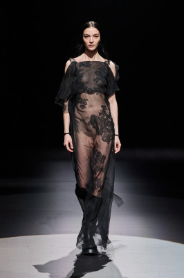 Maria Carla Boscono - Valentino Fall/Winter 2021 Fashion Show in Paris