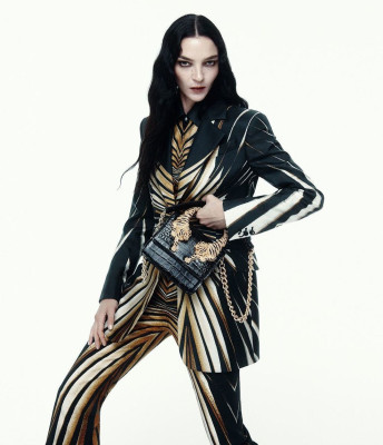 Maria Carla Boscono ~ Roberto Cavalli&#039;s Roar Bag campaign by Robin Galiegue
