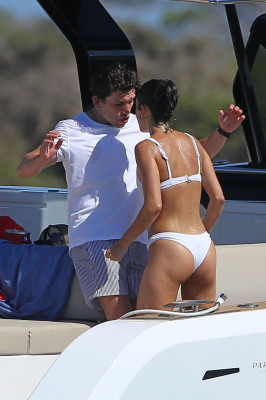 MARIA PEDRAZA in Bikini at a Yacht in Italy 07/18/2020