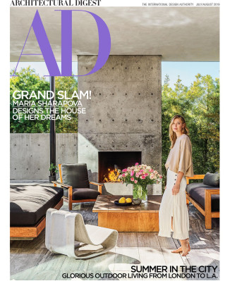 Maria Sharapova – Architectural Digest Magazine July/August 2019
