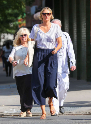 Maria Sharapova out in New York