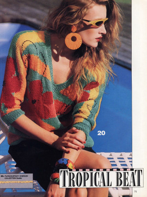 Marie-Sophie Wilson for Vogue Knitting US Spring-Summer 1986