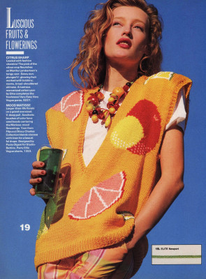 Marie-Sophie Wilson for Vogue Knitting US Spring-Summer 1986