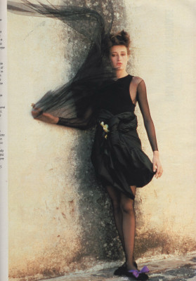 Marie-Sophie Wilson for Grazia Italy 06 December 1987