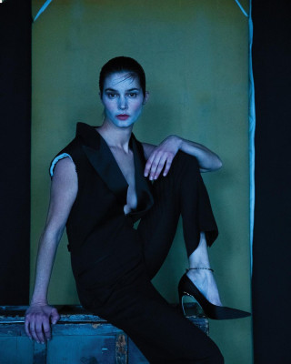 Marija Vujovic ~ Vogue Adria 03.20024 by Filip Koludrovic