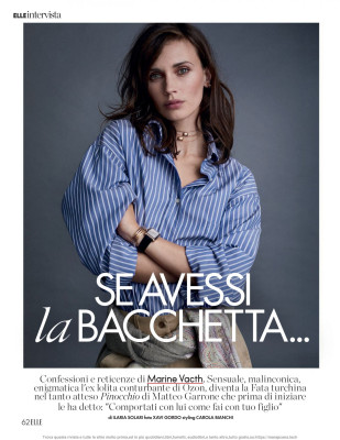 Marine Vacth – ELLE Magazine Italy 12/14/2019