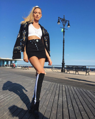 Martha Hunt – Victoria’s Secret Photoshoot at Coney Island, NY