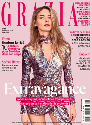 Martha Hunt – Grazia Magazine France April 2019 Issue