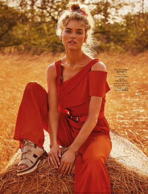 MARTHA HUNT in Io Donna Del Corriere Della Sera, May 2019