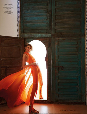 MARTHA HUNT in Io Donna Del Corriere Della Sera, May 2019