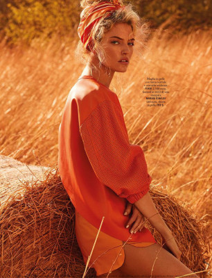 MARTHA HUNT in Io Donna Del Corriere Della Sera, May 2019