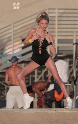 Martha Hunt – Bikini Photoshoot in Santa Monica