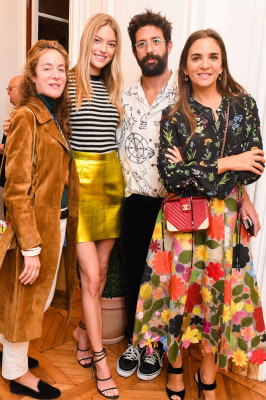 Martha Hunt – CFDA and Vogue Fashion Fund “Americans in Paris” Cocktail Party 