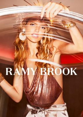 Martha Hunt for Ramy Brook Fall/Winter 2018