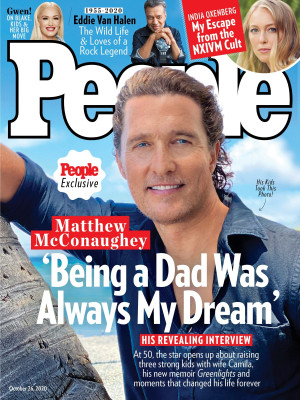 Matthew McConaughey by his kids for People // October 2020