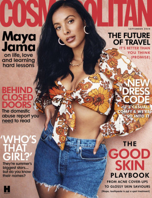 MAYA JAMA in Cosmopolitan Magazine, UK September 2020