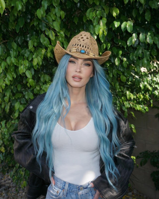 MEGAN FOX at CELSIUS Cosmic Desert Event at Coachella in Indio