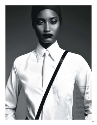 Melodie Monrose ~ Vogue Japan October 2012 by Nathaniel Goldberg