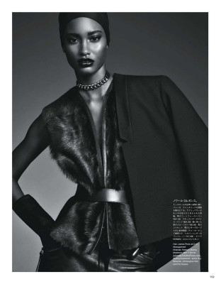 Melodie Monrose ~ Vogue Japan October 2012 by Nathaniel Goldberg