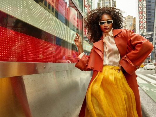 Melodie Monrose for InStyle Germany December 2019 by Hunter and Gatti