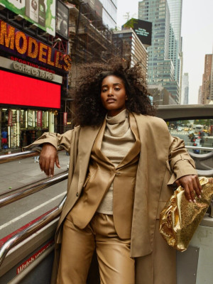Melodie Monrose for InStyle Germany December 2019 by Hunter and Gatti