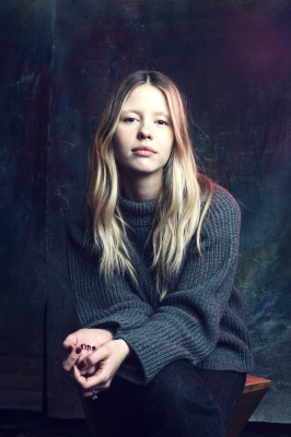 Mia Goth by Michael Buckner for Deadline at SFF in Park City 01/20/2023