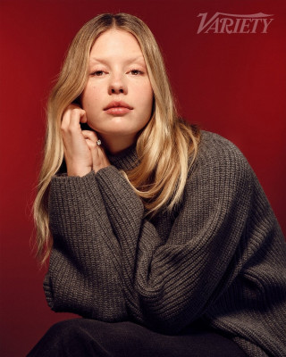 Mia Goth by Ryan Pfluger for Variety at SFF in Park City 01/20/2023