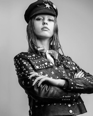 Mia Goth for Elle