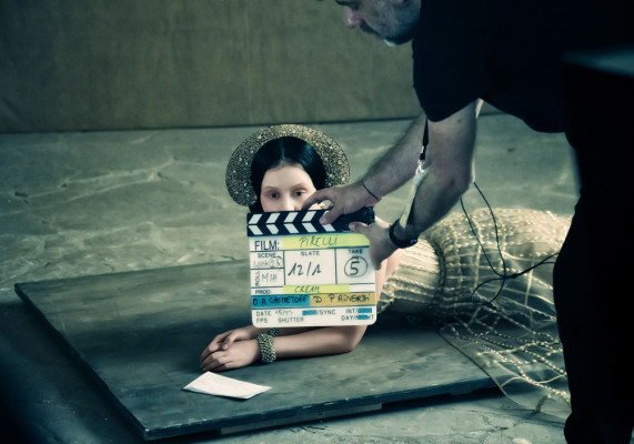 Mia Goth – Pirelli Calendar 2020 (Behind The Scene)