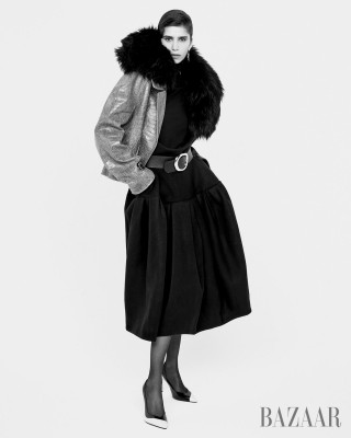 Mica Arganaraz for Harper&#039;s Bazaar U.S. September 2025