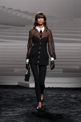 Mica Arganaraz for Versace FW24 Milan