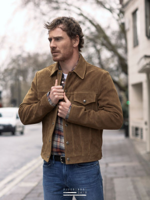 Michael Fassbender by John Russo for 20th Century Fox (2019)