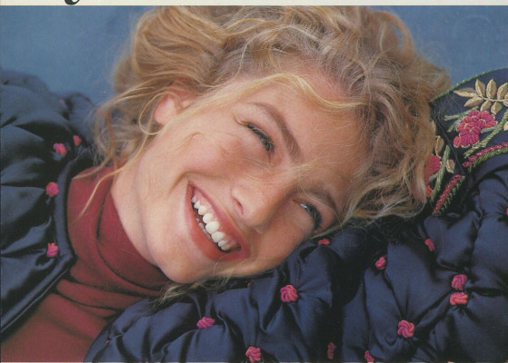 Michaela Bercu for Vogue Germany 7/1989