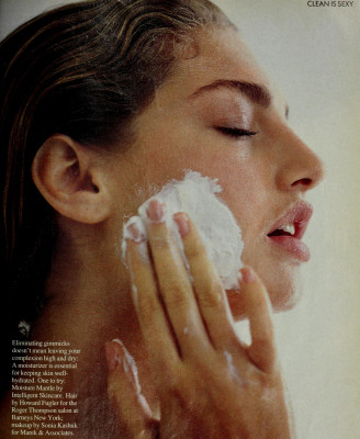 Michaela Bercu for MADEMOISELLE US Feb 1990 by UNK