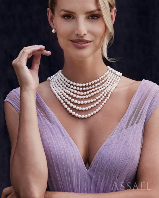 Michaela Kocianova by David Benoliel for Assael Pearls