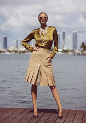 Michaela Kocianova by David Benoliel for Assael Pearls