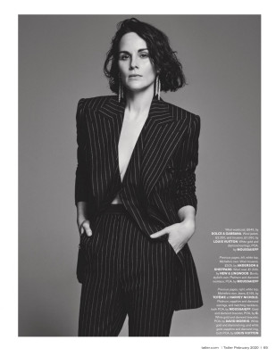 MICHELLE DOCKERY im Tatler Magazine, UK February 2020