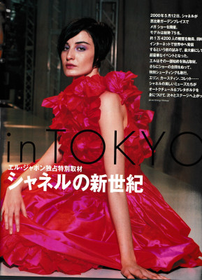 Michelle Ferrara ~ Elle Japan August 2000 