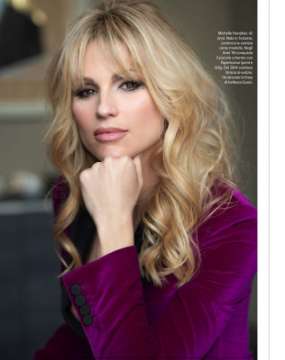 MICHELLE HUNZIKER in F Magazine, January 2020