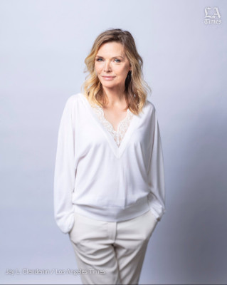 Michelle Pfeiffer by Jay L. Clendenin for Los Angeles Times 2021