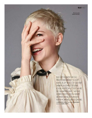 MICHELLE WILLIAMS in Elle Magazine, France January 2018 Issue