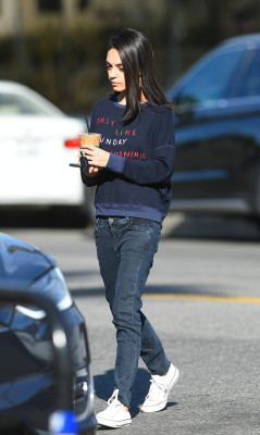Mila Kunis Street Style