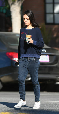 Mila Kunis Street Style