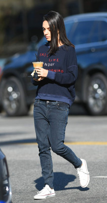 Mila Kunis Street Style