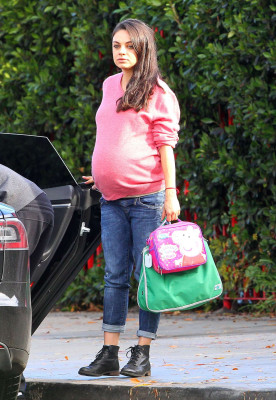 Mila Kunis out in Studio City