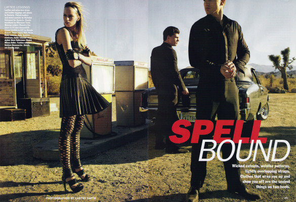 Milana Keller ~ US Allure April 2009 Spellbound by Carter Smith