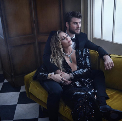 Miley Cyrus by Mark Seliger for Vanity Fair Oscar Party Portraits 02/24/2019