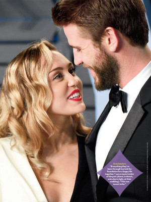 Miley Cyrus and Liam Hemsworth – People USA 01/14/2019